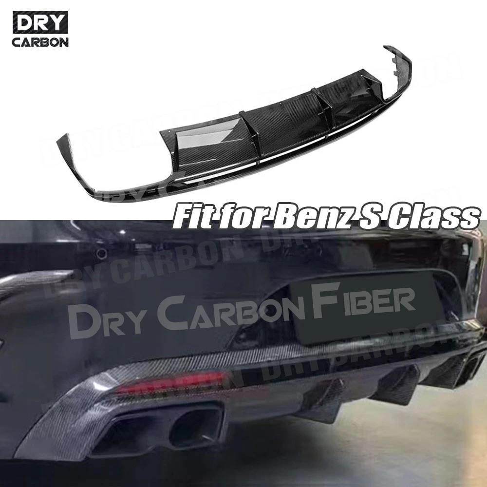 

For W217 Car Front Bumper Lip Spoiler Chin Body Kits for Mercedes Benz S Class C217 S63 S65 AMG Coupe 2014-2019 Rear Protector