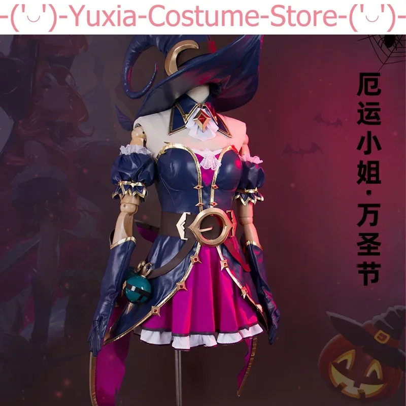 Lol Halloween Miss Fortune Dress Cosplay Costume Cos Game Anime Party Uniform Hallowen Play Role Clothes Clothing