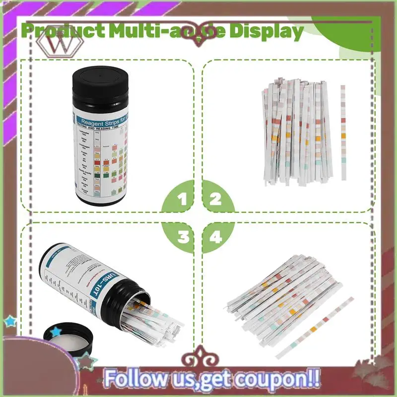 ABBG-100 Strips Urine Test Strip 10 Parameters