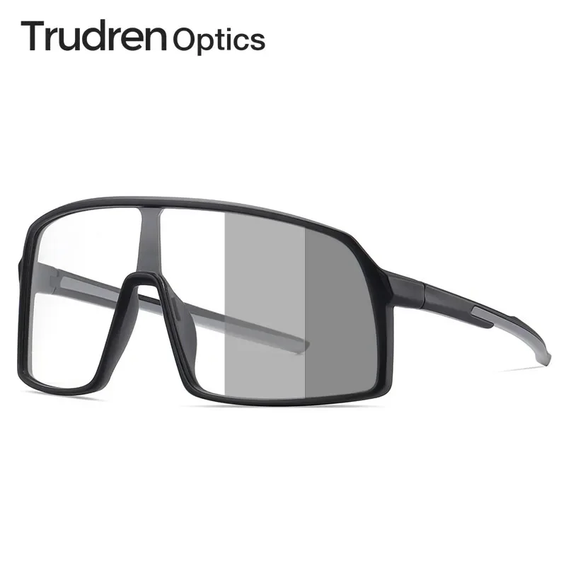 

Trudren Unisex Outdoor Sport Shield Sunglasses UV400 Polarized for Cycling Men Women TR90 Oversized Wrap-around Sun Glasses 2076