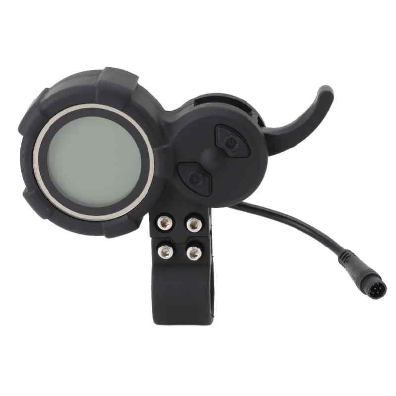 

ЖК-дисплей для электрического скутера, 6-контактный водонепроницаемый разъем, 36-72 В, зеленый экран дисплея для 10-дюймовой модификации скутера