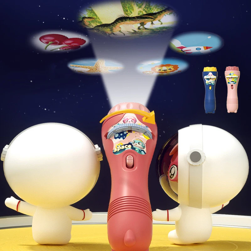 Zaklamp Projector Creatief Speelgoed Cartoon Zaklamp Baby Slaapverhaal Boek Kinderen Vroege Educatie Verlicht Speelgoed Verjaardagscadeaus