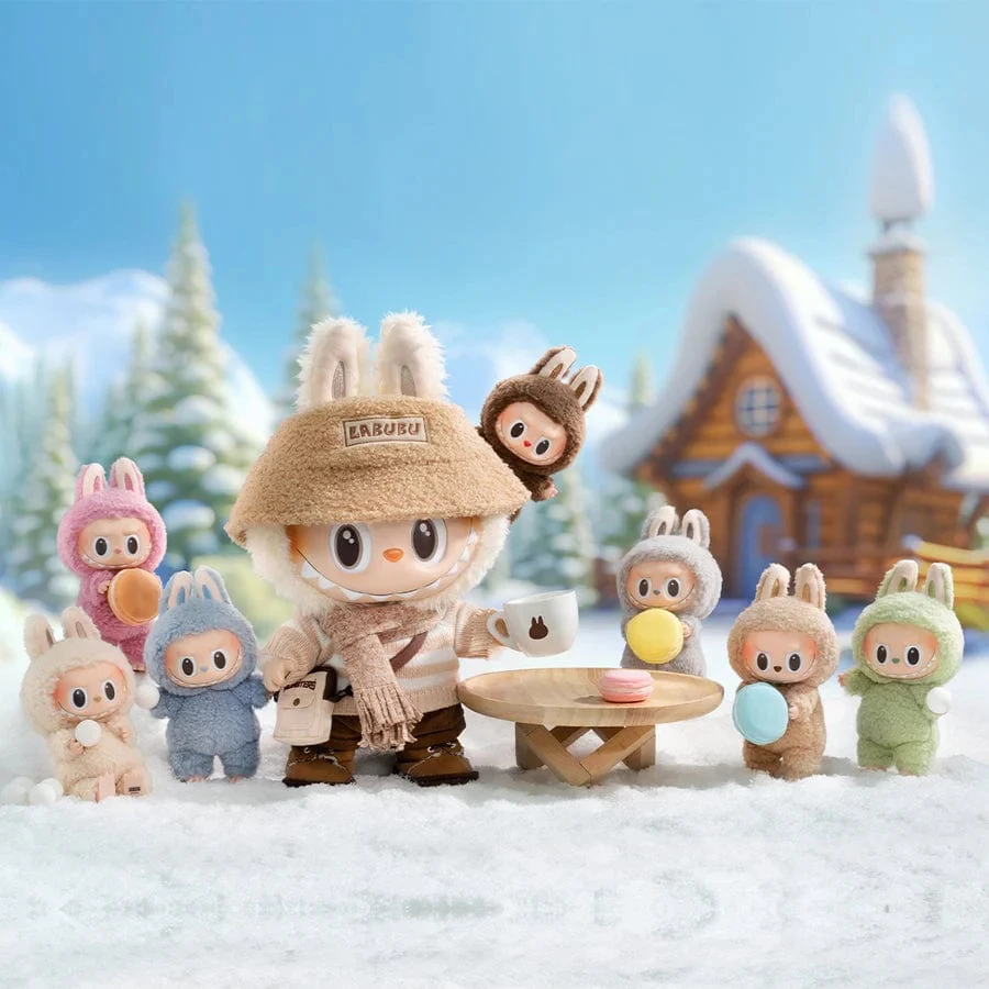 

100% подлинный POP MART Labubu V1 V2 V3 The Monsters Macaron Have A Seat Big Energy Series, слепая коробка, виниловая плюшевая кукла с лицом