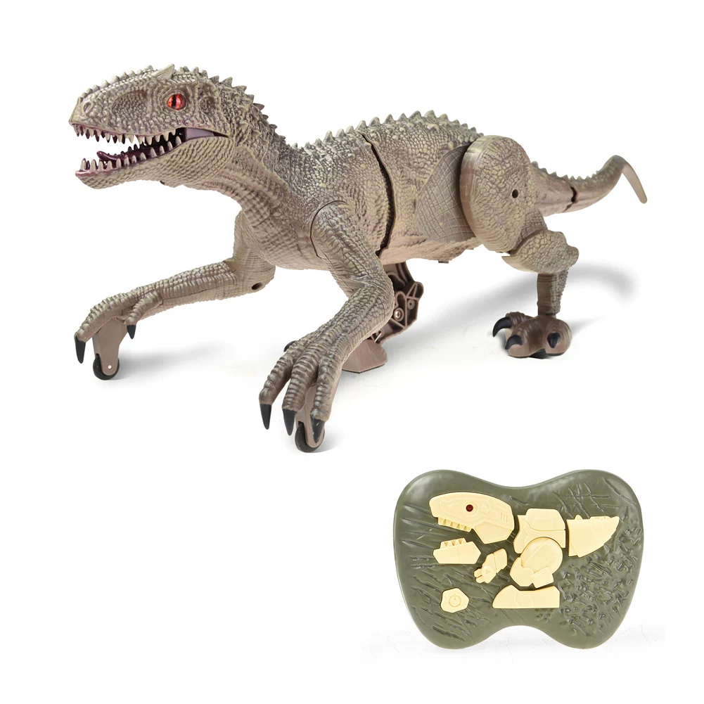 Remote Control Dinosaur Toys,Big Walking Dinosaur Robot with Led Light & Roaring Dinosaur Toys Childrens Gifts