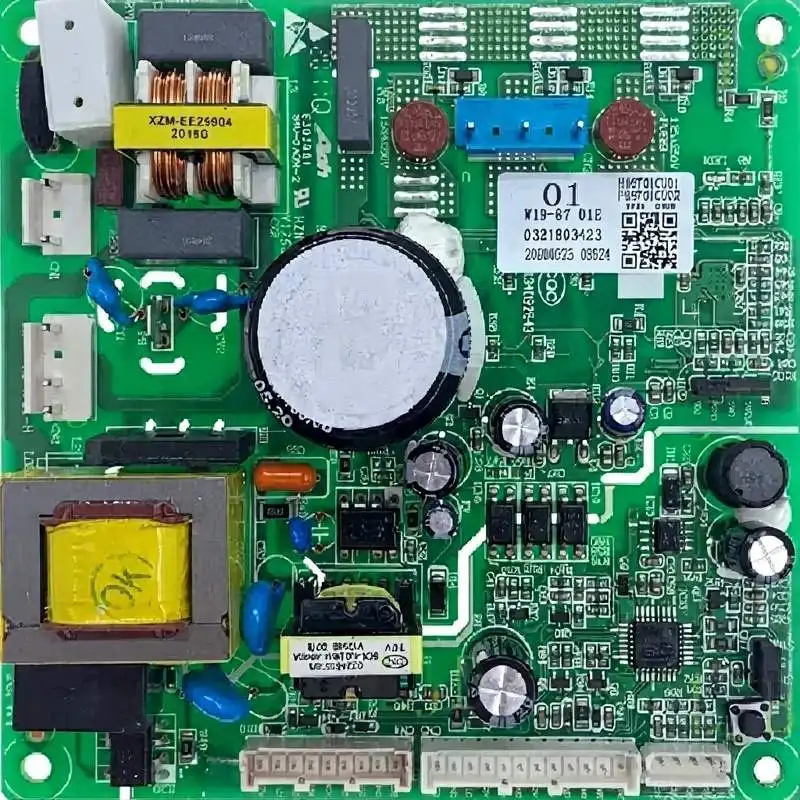 USED W19-87 01E Refrigerator Fridge Main PCB Power Control Board For F-IV398H