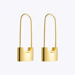ENFASHION Wholesale Lock Drop Earrings For Women Gold Color Stainless Steel Dangle Earings Fashion Jewelry Gifts Brinco E5282