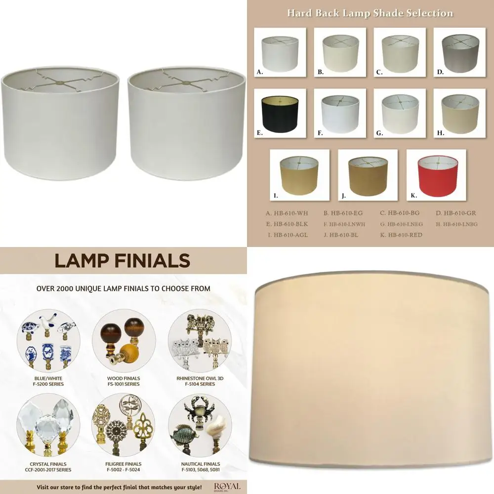 

Абажуры в твердом переплете для мелких барабанов, белые, 11x12x8,5 дюймов, 2 шт., для декора домашнего освещения