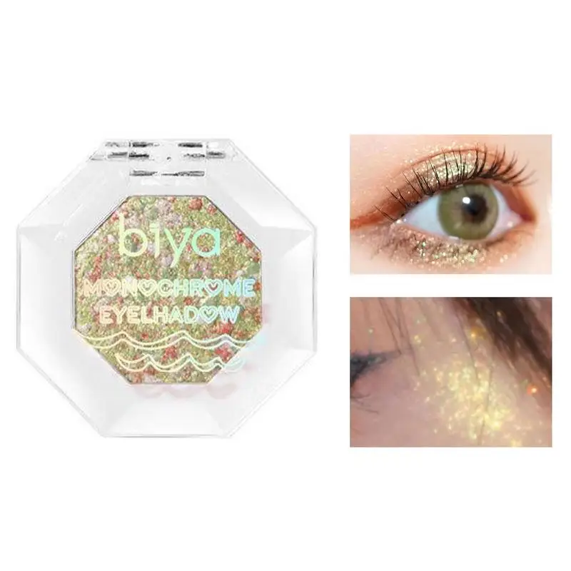 Make-Up Oogschaduw Palet Mono Oogschaduw Schijf Fijne Glitter Oogschaduw Perfect Voor De Brug Van De Neus De Hoeken Van De Ogen