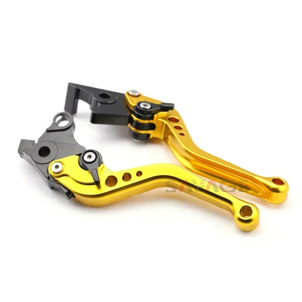 Short Brake Clutch Levers For KAWASAKI VERSYS 1000 ZX6R ZX-6RR ZX9R ZX10R ZX12R NINJA Z1000 ZZR600 Motorcycle Adjustable Handles