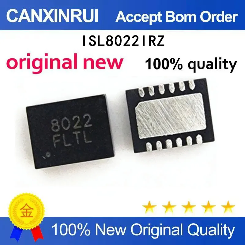 

(5-100 Pieces) Brand new original ISL8022IRZ silk screen 8002 QFN spot chip IC