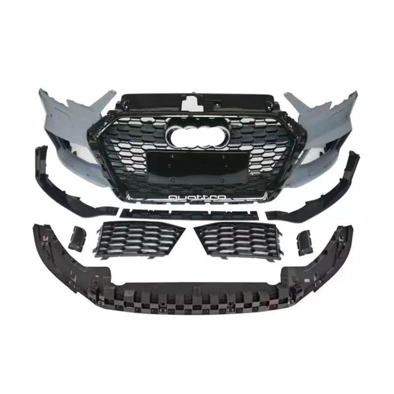 

Front bumper with grill for general version A3 cosmetic into rs3 car body kits rear bumper 2017 2018 2019 2020