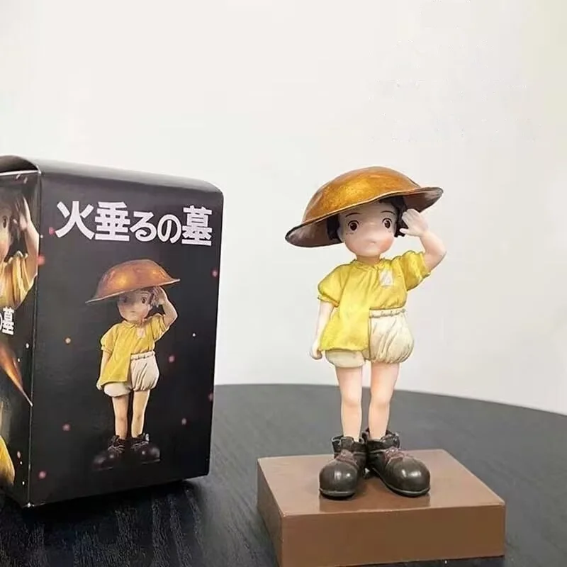 Hayao Miyazaki'S Anime Character Setsuko Of The Grave Of The Fireflies Figure Model Cute Doll Statue Peripheral Ornament Gifts