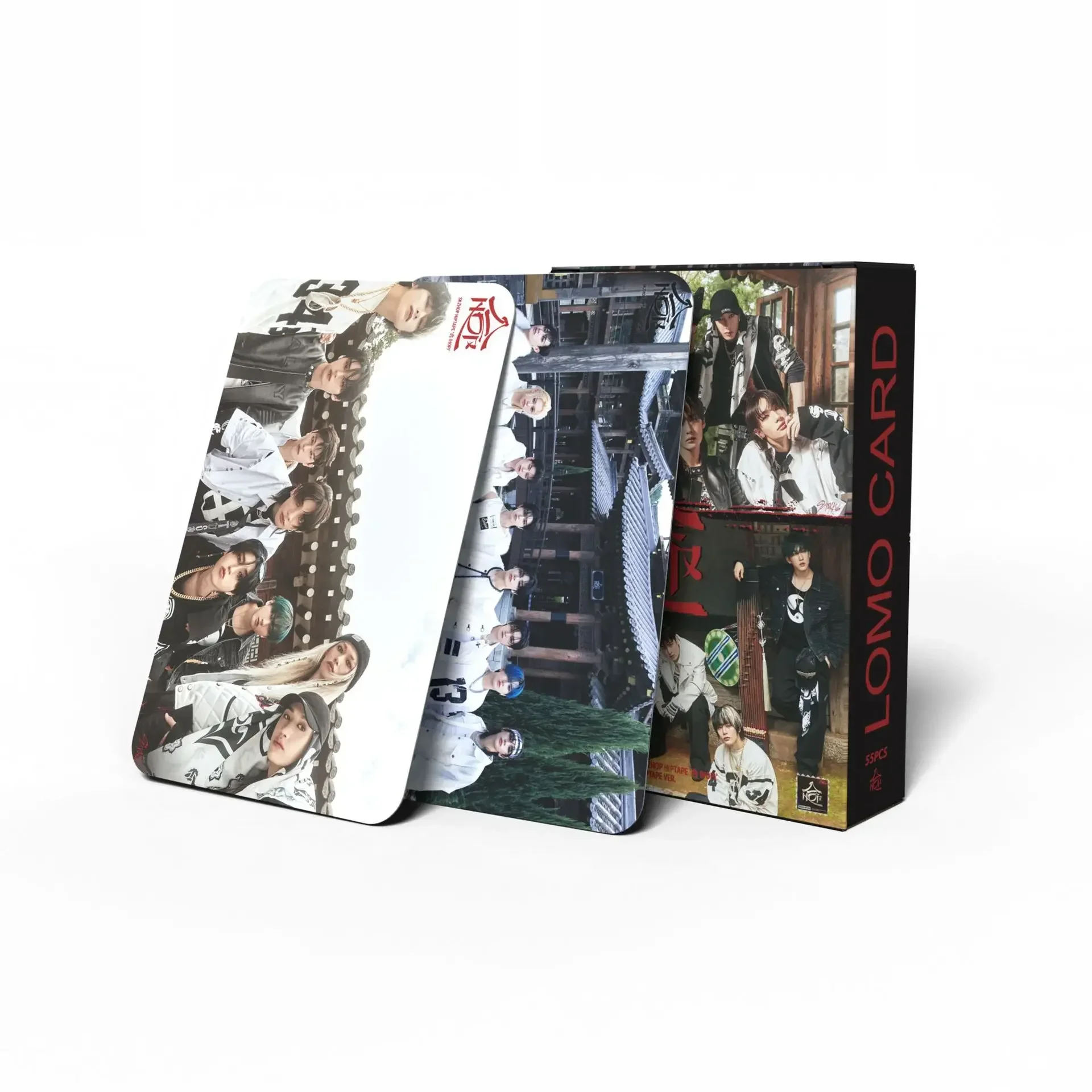 55 pièces/ensemble SK Kpop StrayKids Zhop Hiptape Hop Lomo carte cartes postales photocarte pour les Fans Collection cadeaux