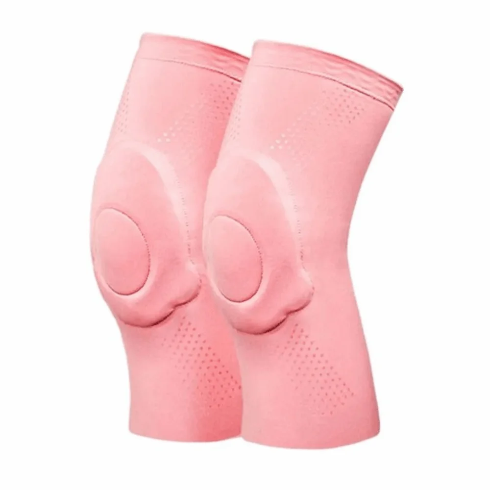 Washable Ultra-thin Sports Knee Pads Compression Elastic Elbow Support Silicone Gel Pad Breathable Knee Protector Dancing