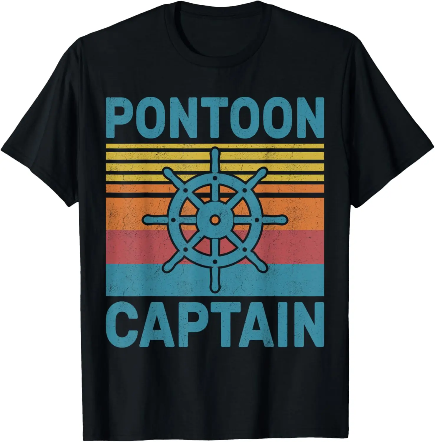 

Pontoon Captain 4th of July Pontoon Boat T-Shirt