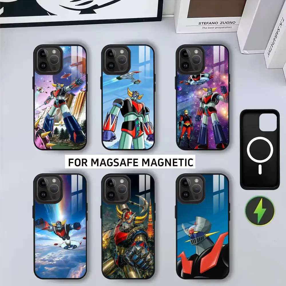 

UFO R-RobotS G-GoldorakS Phone Case For iPhone17,16,15,14,13,12,11 Plus,Pro Magnetic with Magsafe Wireless Charging