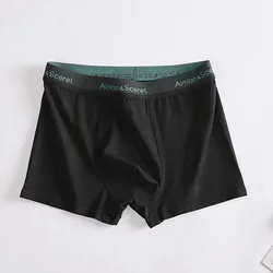 Men's Pure Cotton Underwear Breathable Loose Briefs Seamless Stretchshorts Teenage Moisture Absorption Underpants