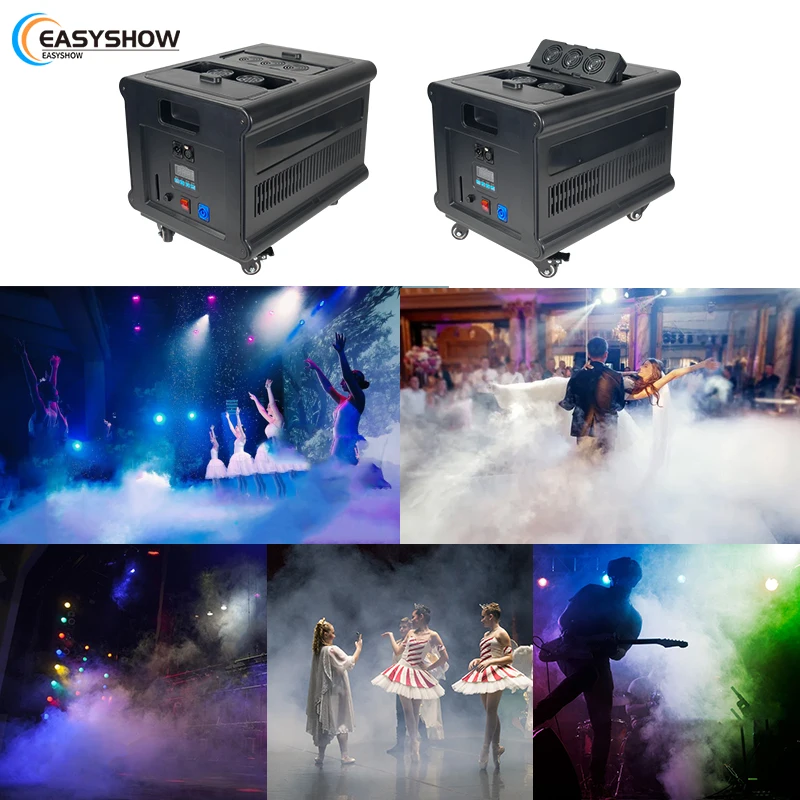 Professional 600W DMX Double Haze Machine Water-Based Mist Oil Mist Machine For Wedding Bar Nightclub