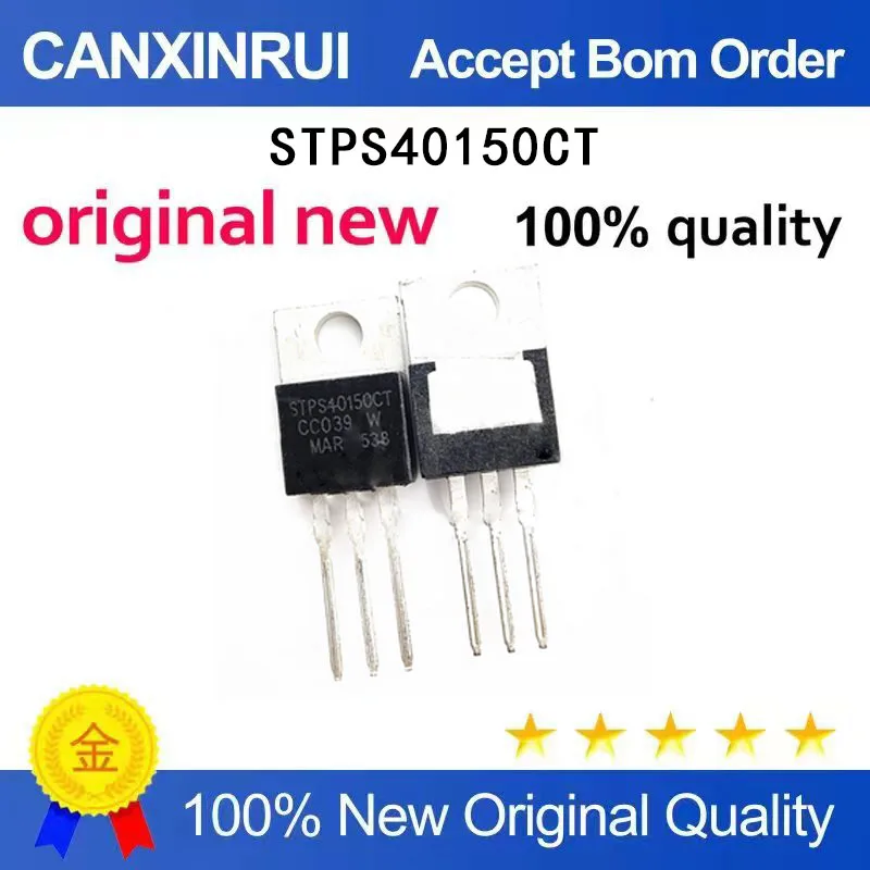 (5-100 Pieces) STPS40150CT brand new original Schottky diode 40A 150V TO220 direct insertion transistor