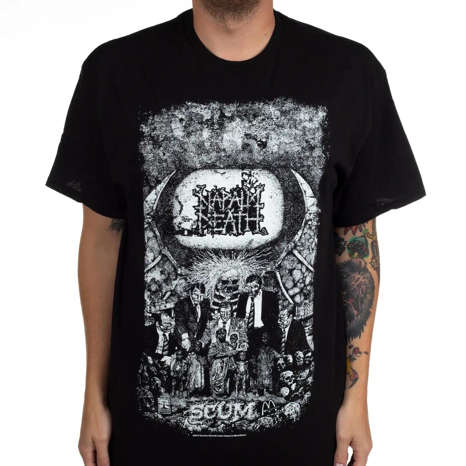 Napalm Death  Harmony Corruption Band T-Shirt 100% Cotton Graphic Tee Men Women Summer Streetwear Top