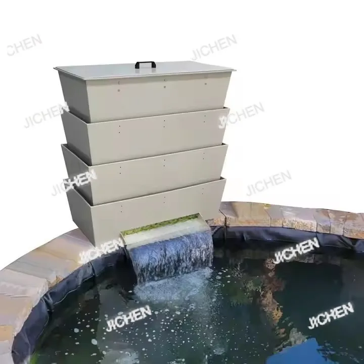 

HS Koi pond капельный фильтр для душа фильтр система фильтрации пруда с рыбой с насосом и нажимным сосудом