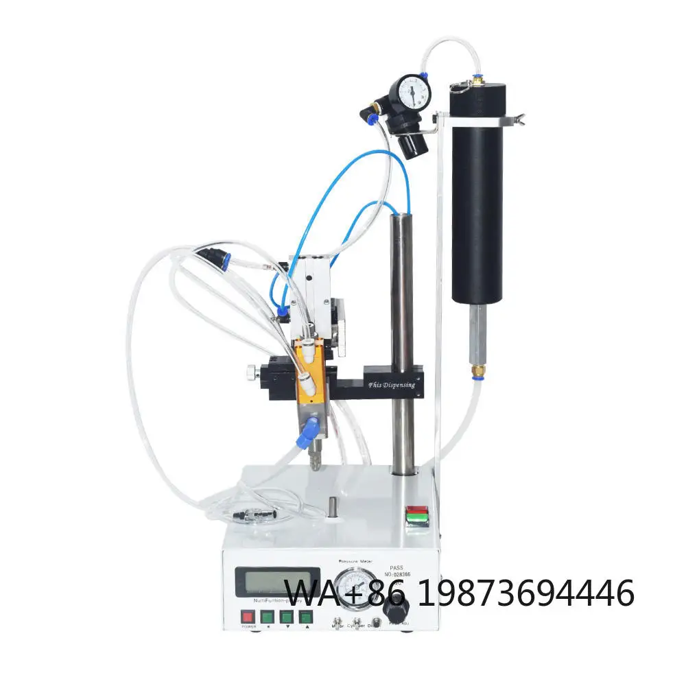 LED Bulb Round Circle Glue Dispensing Machine, Special Automatic Gluing Equipment for Lamps