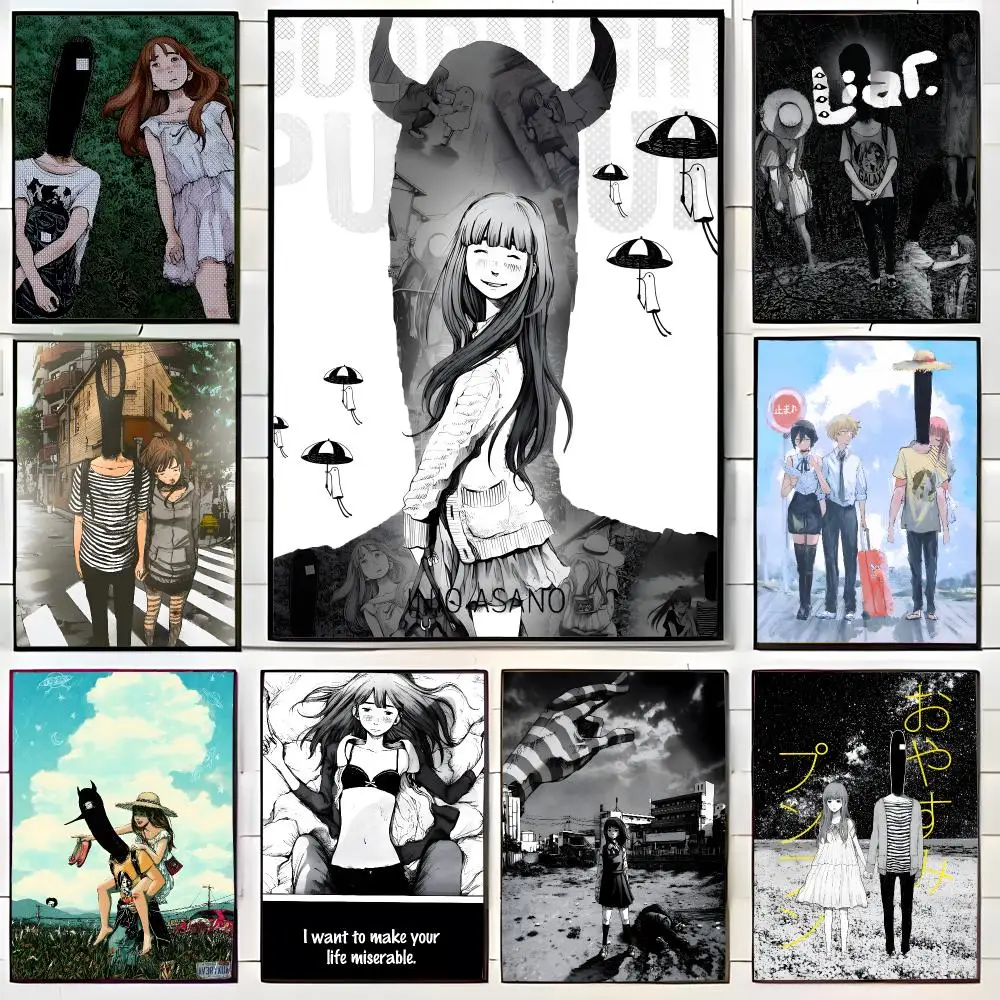 Manga Drama Goodnight Punpun Poster Wall Art Print Decorative Mural Home Decor Gift Unframed