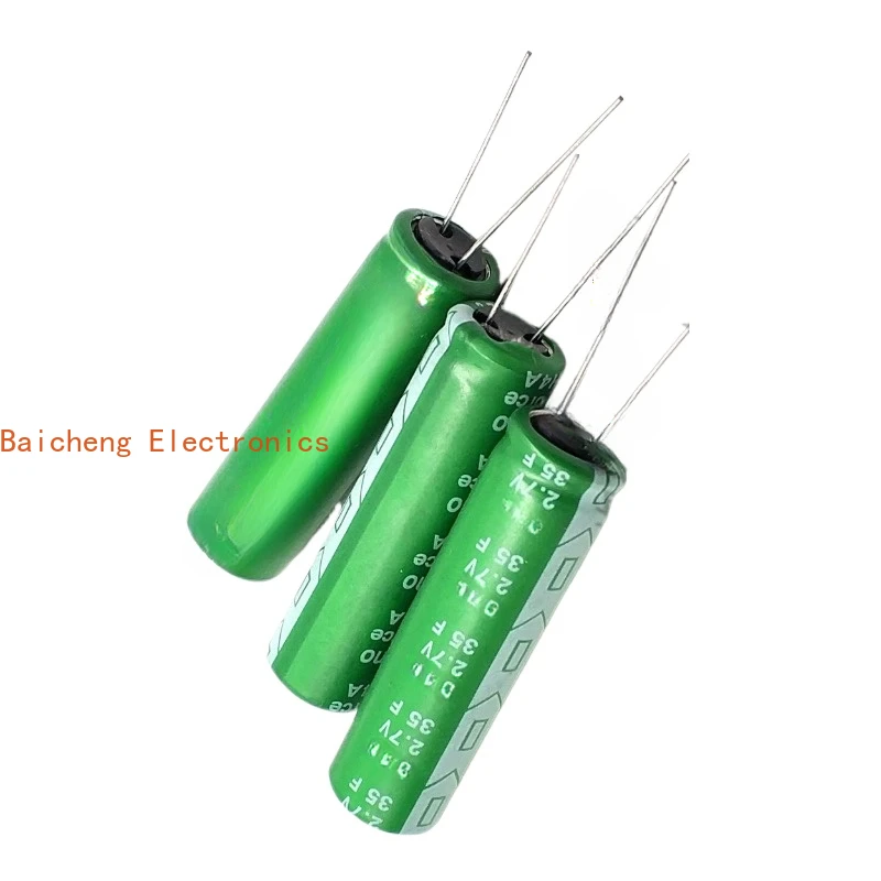 10 PCS 2.7V35F Capacitor Farad volume 12,5 * 46 MM
