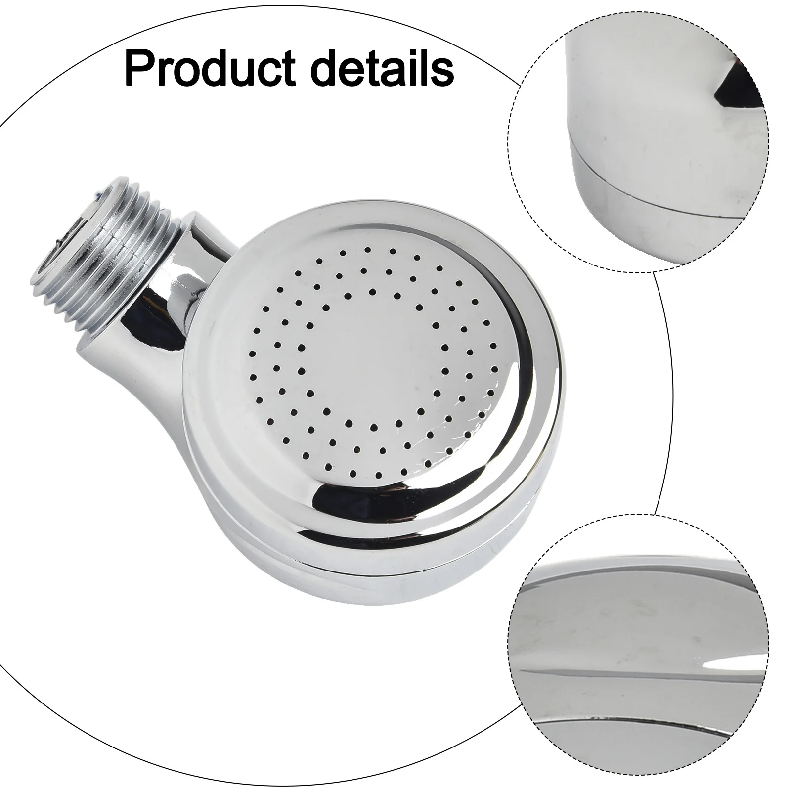 1pcs ABS Shampoo Bed Pressurized Shower Head  Salon Barber Shop Faucet Nozzle Bathroom Fixture 7.2*4.5cm