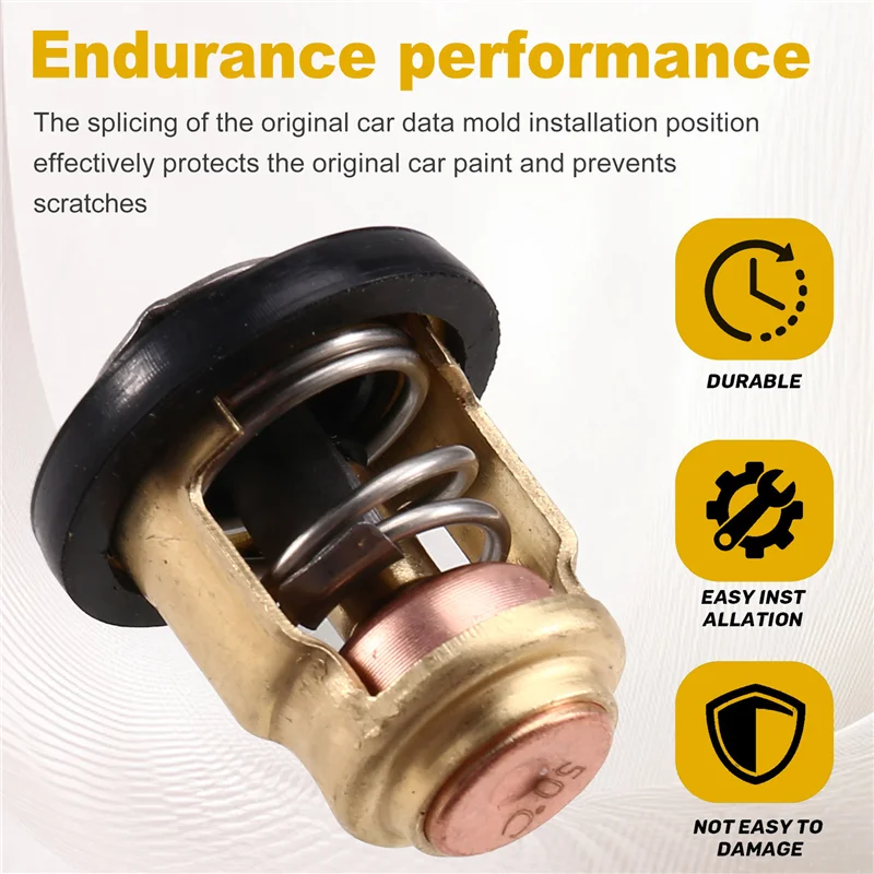 Termostato 66M-12411-00 para Motor fueraborda Yamaha de 4 tiempos F 40 50 60 80 100 HP 66M-12411-01 66M-12411-FSM
