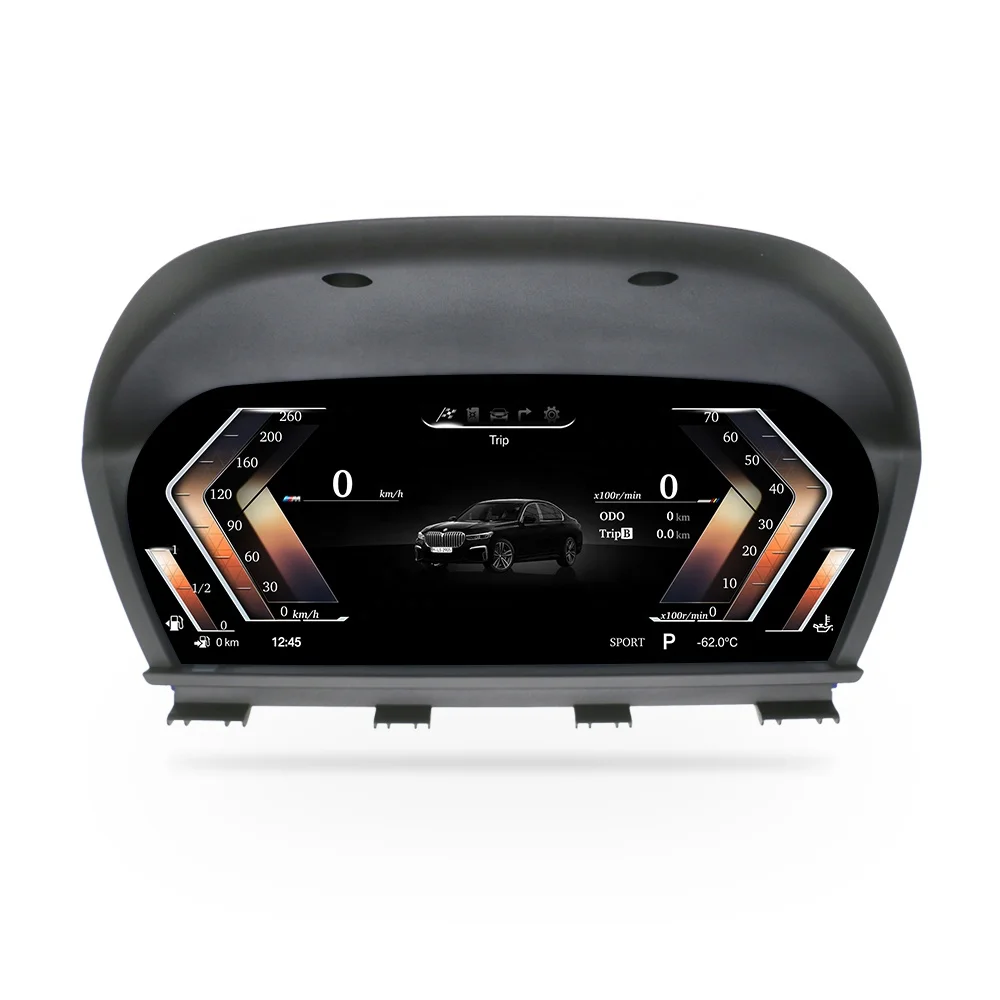 หน้าจอแสดงผลดิจิตอลขนาด 12.3 นิ้ว ระบบ Linux สำหรับ BMW X1 F48 F49 X2 F39  แผงหน้าปัดรถยนต์ LCD Cluster
