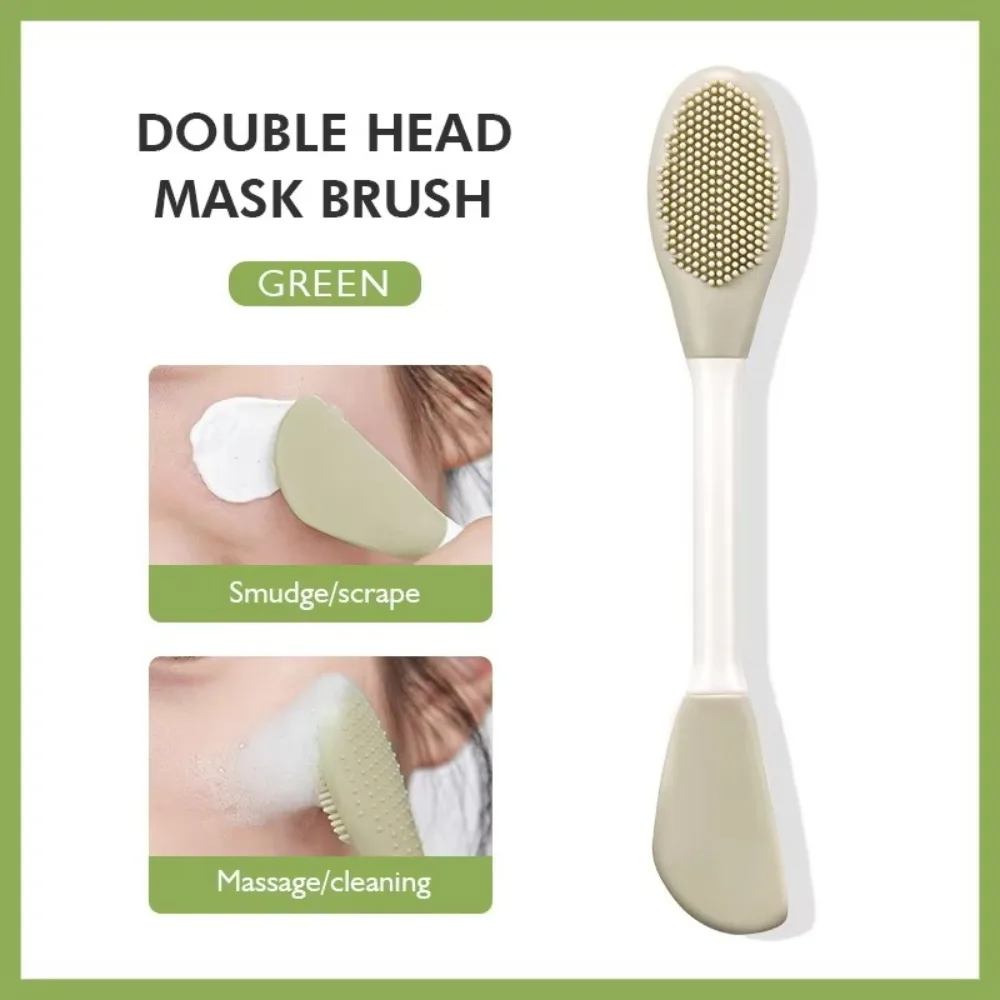 Regalos cepillos de máscara Facial de silicona doble cabeza exfoliante cepillo de limpieza Facial herramientas de cuidado de la piel