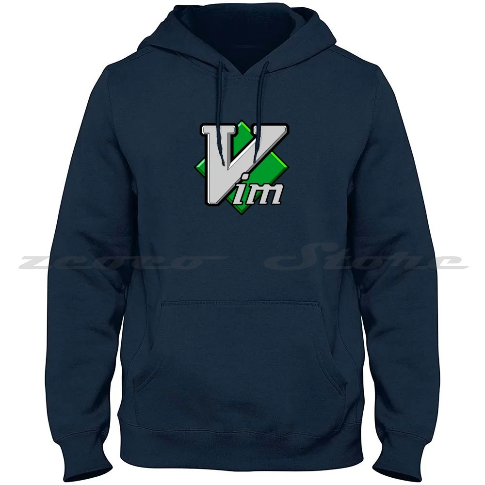 Vim Long Sleeve Sweatshirt Casual Hoodie Vim Linux Unix Ubuntu Vi Gentoo Terminal Github Script Python Java Cpp