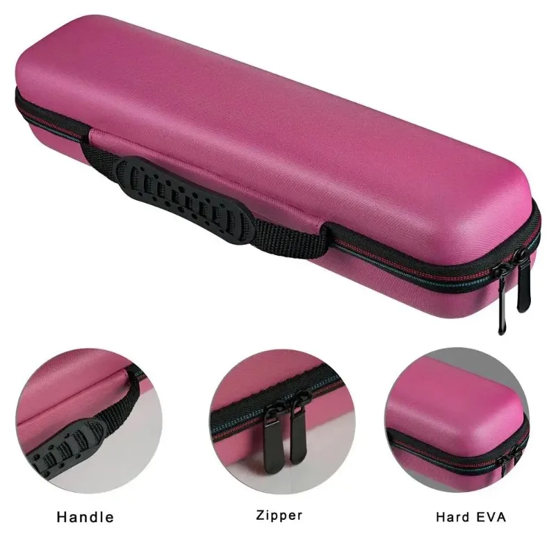 Estojo de Armazenamento Duro e Portátil à Prova de Choque, Bolsa de Viagem EVA, Anti-Risco e à Prova de Poeira para o Alisador de Cabelo Dyson Airstrait HT01