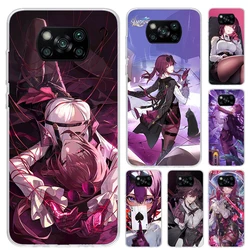 Honkai Star Rail Kafka Phone Case for Xiaomi Poco X7 X6 X5 X4 X3 Nfc F6 F5 F4 GT F3 F2 Pro F1 M5S M4 M3 5G Soft Funda Print Shel