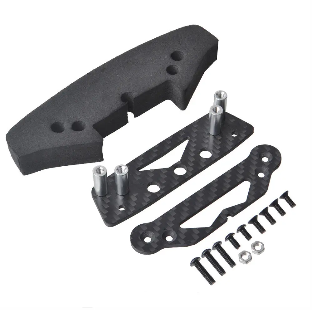 Carbon Fiber Front Bumper Kit for Tamiya 1/10 TA03F Pro TA03F TA03FS Hop Up Part