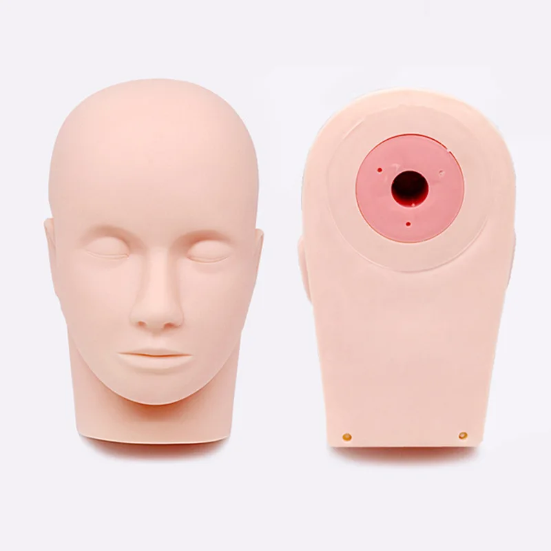 Training Mannequin Make Up Practice Flat Head Eye False Lashes Eyelash Extensions Practice Model Mannequin