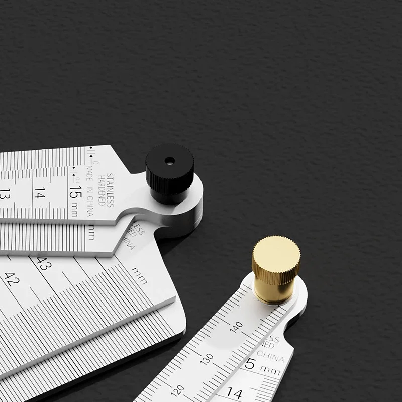 Staal Metric Taper Gauge Diafragma Schaal Wedge Voeler Voor Boor Gat Muti-Fuction Kloof Ruler Wig Voelermaat Meten gereedschap