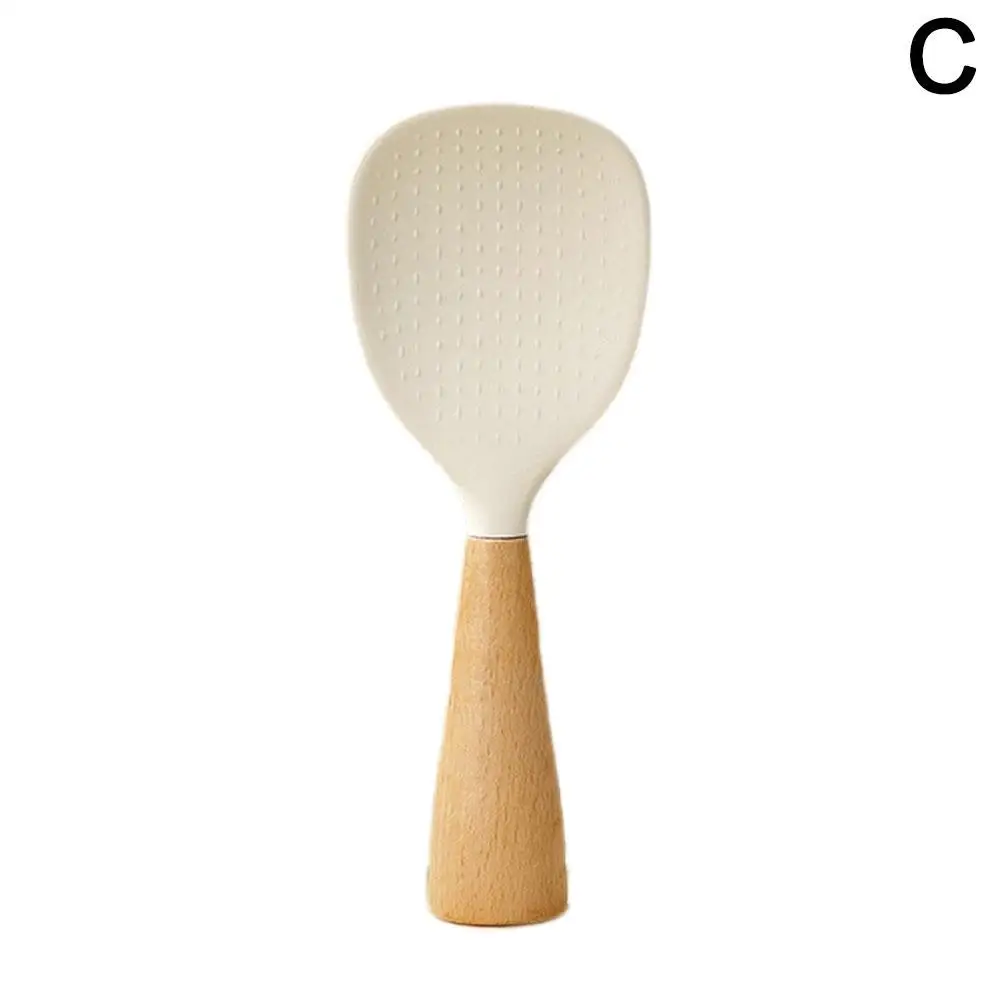 Silicone Rice Spoon Non-stick Rice Cooker Food Grade Spoon Spoon Rice Rice Spatula Resistant High Temperature Rice Spo Hous H0k9