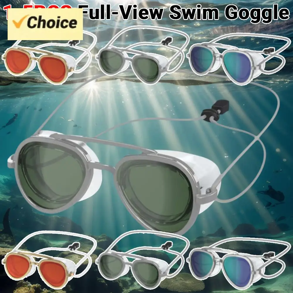 

1-5PCS Full-View Swim Goggle UV Protection Anti-Fog Swimming Goggles Wide-view Adjustable Swim Eyewear for Surfing Diving Seasid