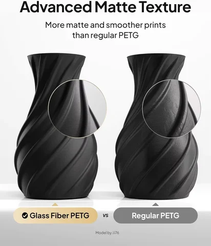 ELEGOO PETG GF стекловолокнистая нить серая 1.75 мм 1 кг