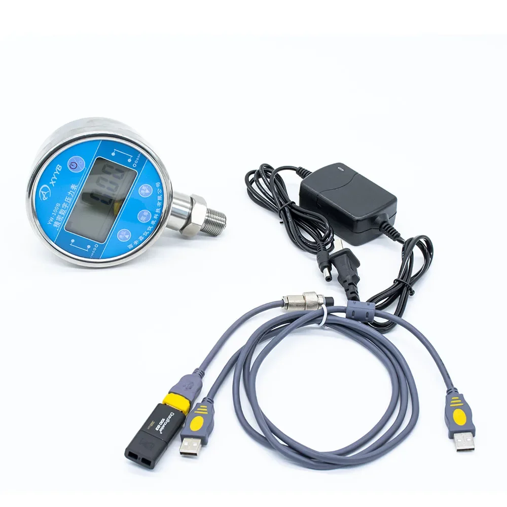 YW-100C Digital Pressure Gauge -0.1MPa to 70MPa Data Storage Function -  -ed High Precision Manometer