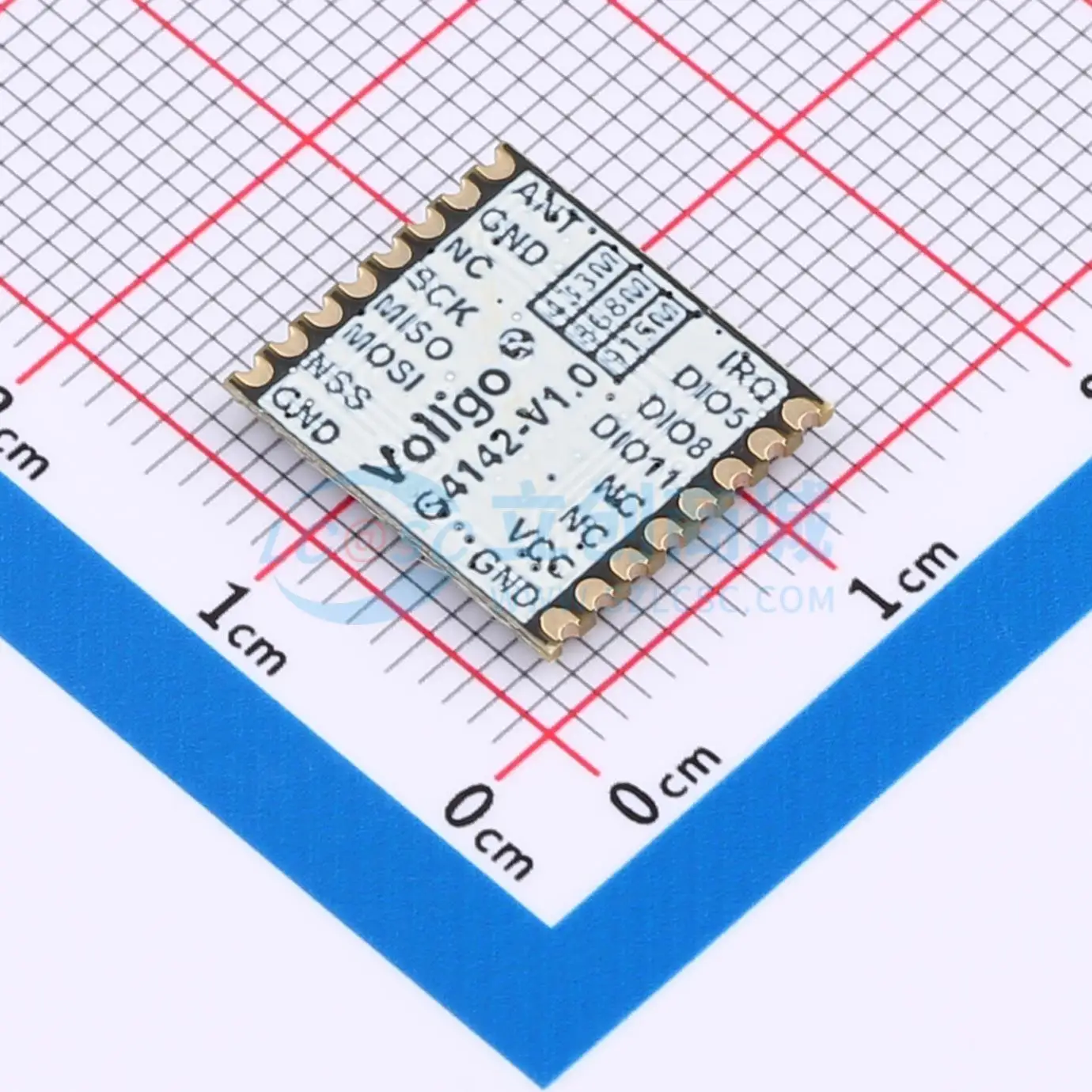 5pcs PAN3031S433N0S1 SMD 13.5x12mm transceiver 433MHz 20dBm RF Wireless Communication Module for Smart Home System