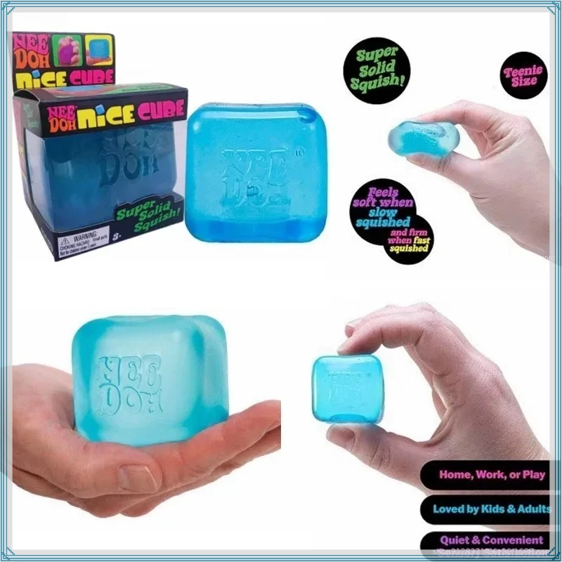 Nee Doh Nice Cube Sensory Stress Squishy Toy Blind Box Reliever Fidget Tool for Anxiety & Focus Desk Sensory Cube for Adults - view 5