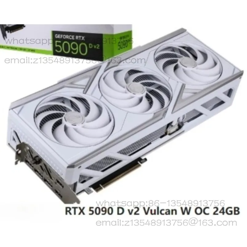 Spot RTX5090 D V2 24G black and white Vulcan OC AD Water God OC e-sports game design AI graphics card