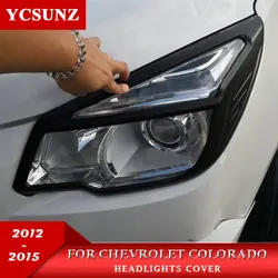 Chrome Headlights Cover For Holden Chevrolet Chevy Colorado 2012 2013 2014 2015 2016 Car Accessories