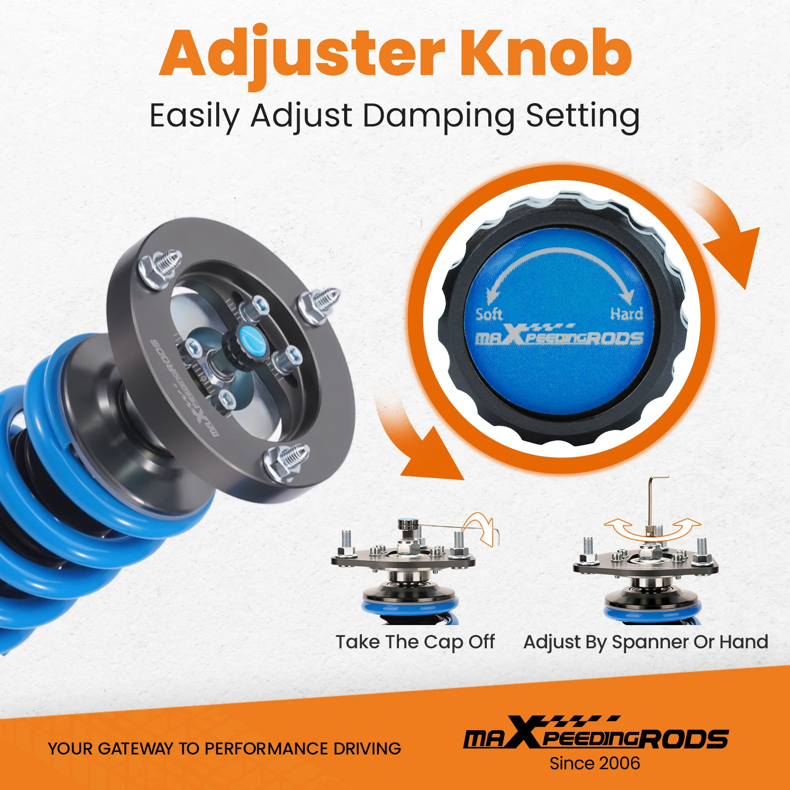 MaXpeedingrods T6 Coilovers Lowering Coils for BMW 3-Series E90 xDrive AWD 06-11 Coilovers Lowering Coils