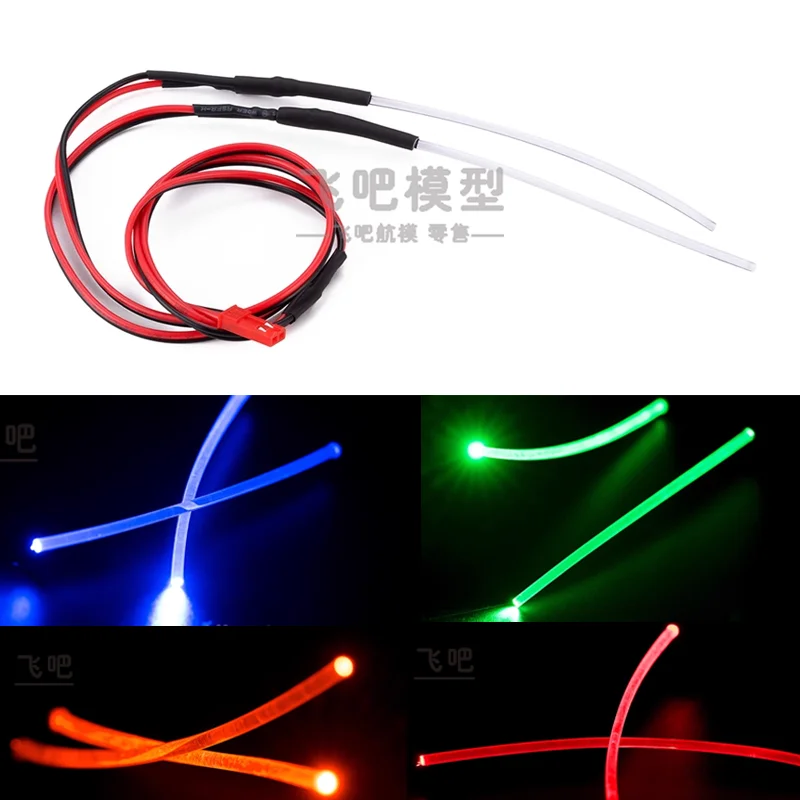 

2Pcs LED Chassis Light Ambient Light Headlight for 1/10 RC Crawler Car Traxxas TRX4 Defender Bronco AXIAL SCX10 RC4WD D90 Tank