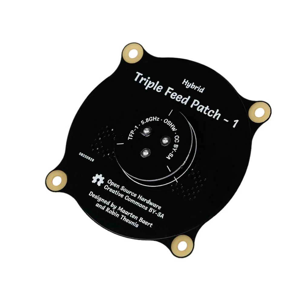 Новинка 5,8 ГГц Тройная подача патч-антенна направленная циркулярная поляризованная Антенна для FPV радиоуправляемого гоночного дрона (RP SMA)