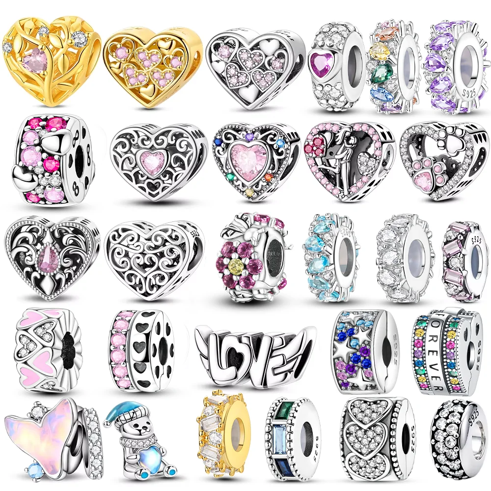 2025 S925 Silver Infinity Love Dangle Charms Like Snake Entangle Beads Fit Original Bracelet Diy Accessories Fine Jewelry Gifts